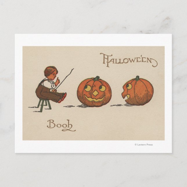 Halloween GreetingBook Vykort (Framsida)