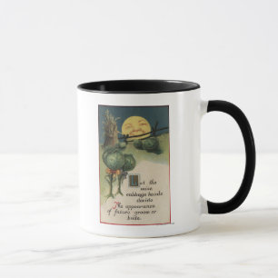 Halloween GreetingCabbage Anthropomorphism Mugg
