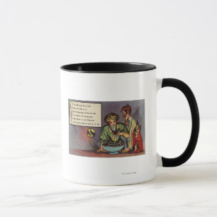 Halloween GreetingCandle fett Mugg