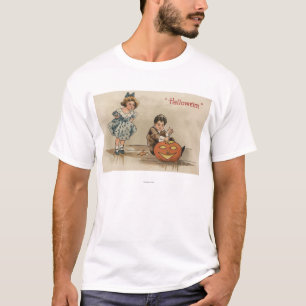 Halloween GreetingCarving pumpa Tee