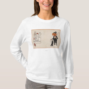 Halloween GreetingJack-NOLLA-Lykta i Tux T-shirt