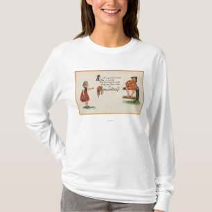 Halloween GreetingKid på staket Tee