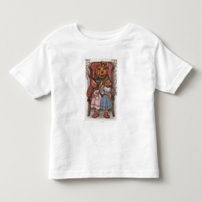 Halloween GreetingTurnip huvud Tee Shirt (Framsida)