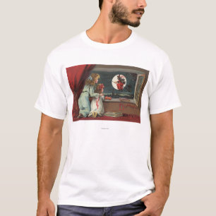Halloween GreetingWitch från fönstret Tee