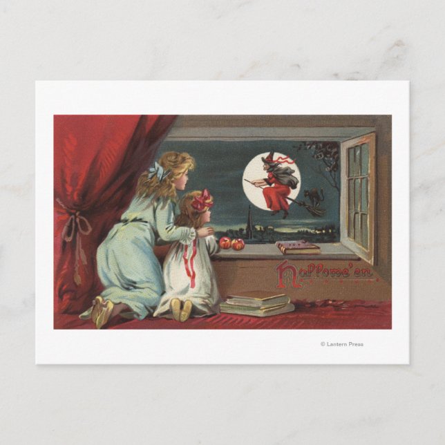 Halloween GreetingWitch från Windows Vykort (Framsida)