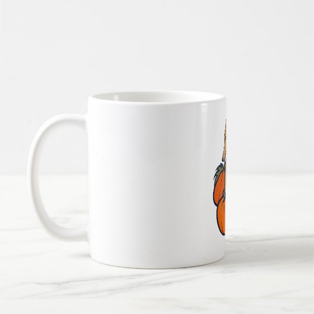 halloween greyhound kaffemugg (Vänster)