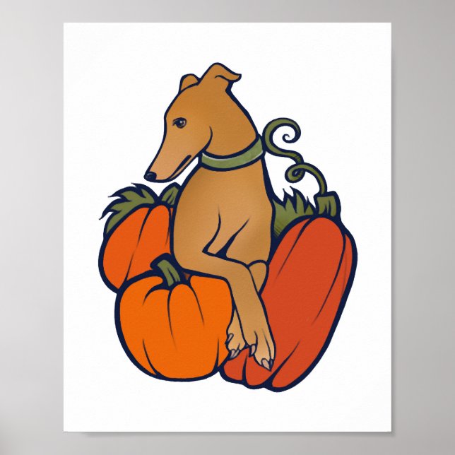 halloween greyhound poster (Framsidan)