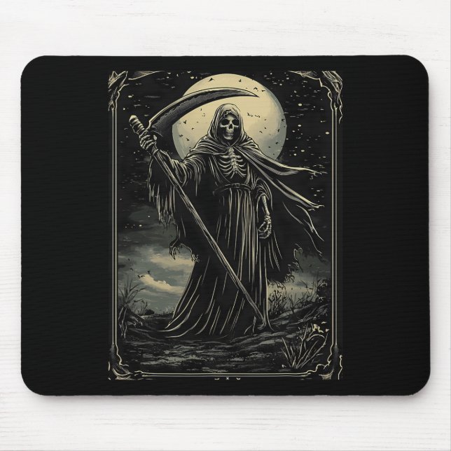 Halloween Grim Reaper Goth Musmatta (Framsidan)