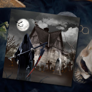 Halloween Grim Reaper House Kort