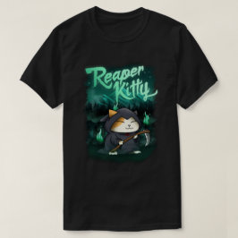 Halloween Grim Reaper Kattunge T Shirt