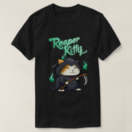 Halloween Grim Reaper Kattunge T Shirt