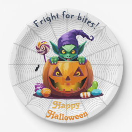 Halloween Grimlin med Bus eller godis godis