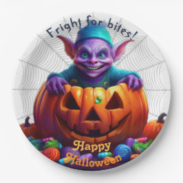 Halloween Grimlin med Bus eller godis godis