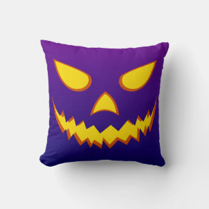 Halloween Grinning Ansikte Jack o lantern Pumpkin Kudde