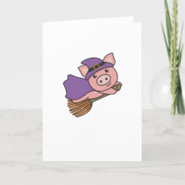 Halloween grisflicka kostym för barn helgkort