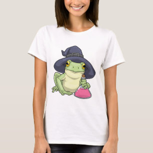 Halloween Groda Häxa T Shirt