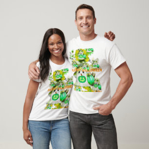 Halloween Grön djuphavs spöke Png, trendigt T Shirt