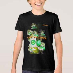 Halloween Grönt deep sea Ghost Png, Trendig T Shirt