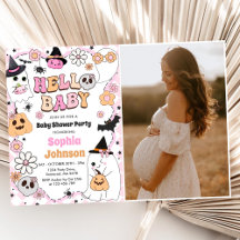 Halloween Groovy Ghost Baby Shower