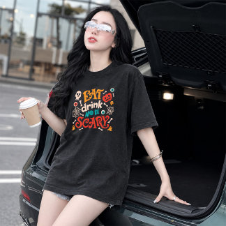 Halloween Groovy Kuslig Säsong Grafisk T-Shirt