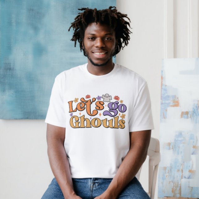 HALLOWEEN GROOVY LETS GO GHOULS T SHIRT (Skapare uppladdad)