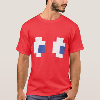 Halloween Group Costume Retro Arcade Game Ghost T Shirt