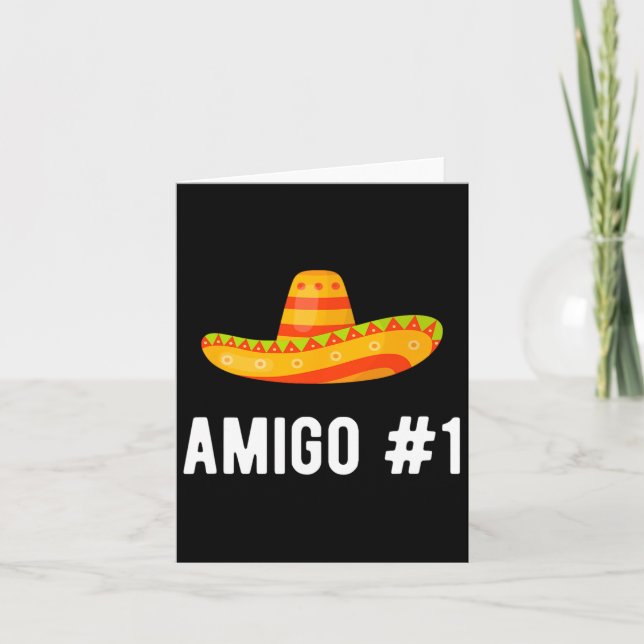 Halloween Group Matching Costume Funny Mexican Ami Kort (Framsida)
