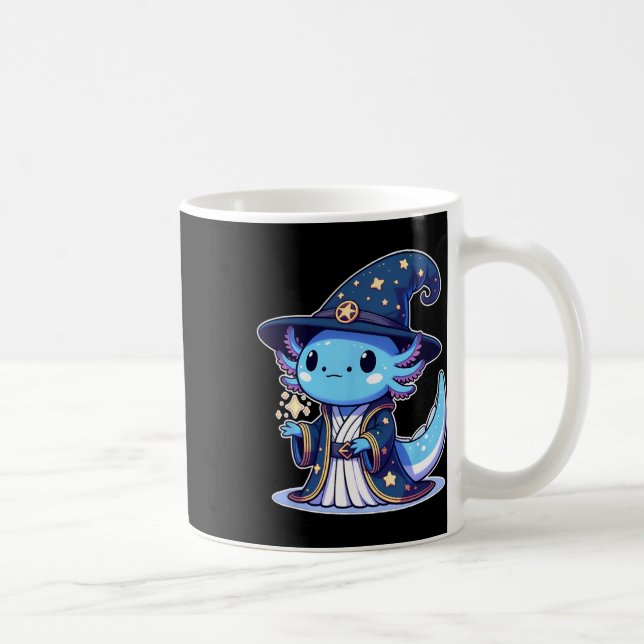 Halloween-guiden Funny Axolotl Kaffemugg (Höger)