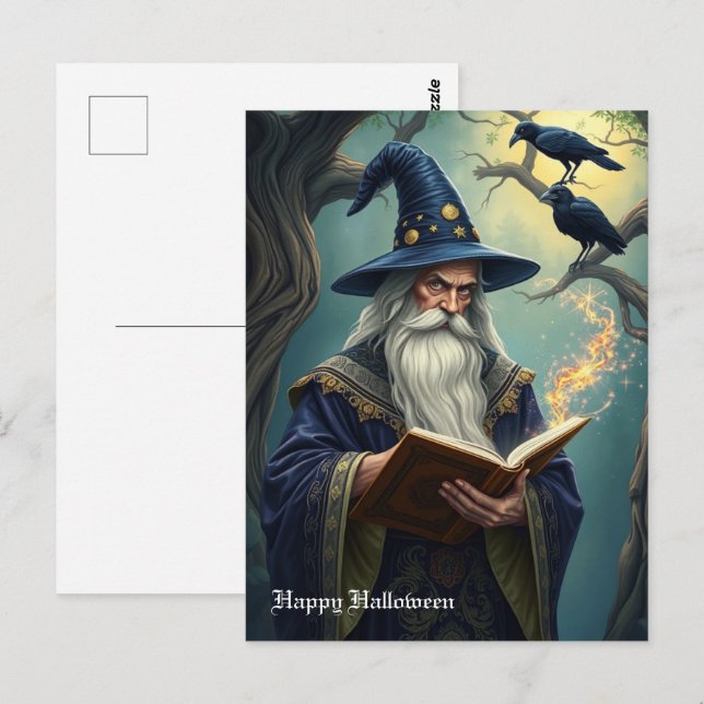 Halloween-guiden Vykort (Fram/baksida)