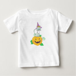 Halloween-guidens katt på Pumpkin T-shirt