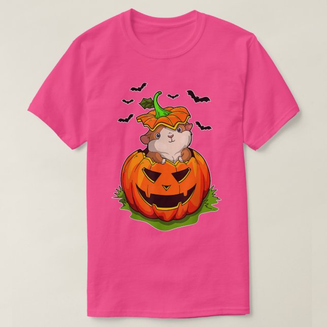 Halloween Guinea Gris Älskare Grunge Pumpkin Boys  T Shirt (Design framsida)