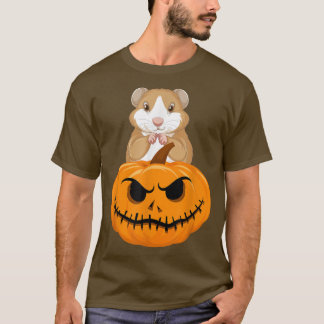 Halloween Guinea Gris Pumpkin Manar Women Boys Gir T Shirt