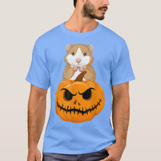 Halloween Guinea Gris Pumpkin Manar Women Boys Gir T Shirt