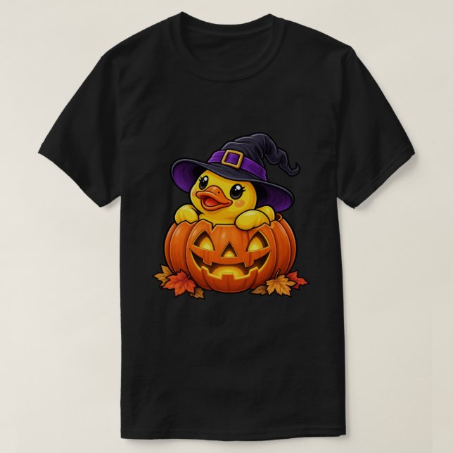 Halloween-gummand Jack-o'-Lantern T Shirt (Design framsida)