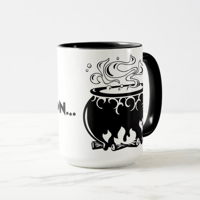 Halloween Håll min Cauldron Mugg, 15 oz Mugg (Framsida höger)