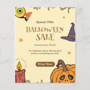 Halloween Halloween-kampanjflyer, Halloween-natt Flygblad