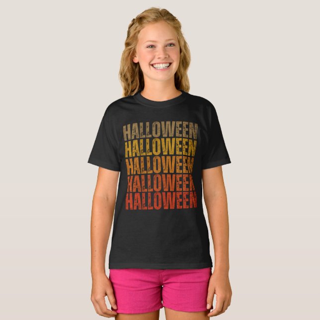 HALLOWEEN HALLOWEEN T-Shirt (Hel framsida)