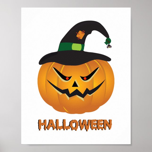 Halloween Halloweentee halloween fest idéer Poster (Framsidan)