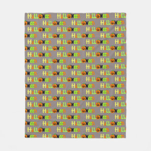 Halloween Hälsning Fleece Blanket