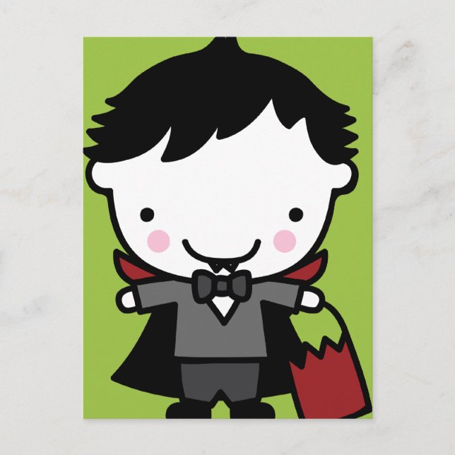 Halloween Hälsning för barn vykort (Framsida)