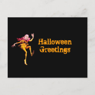 Halloween Hälsning Goblin Vykort