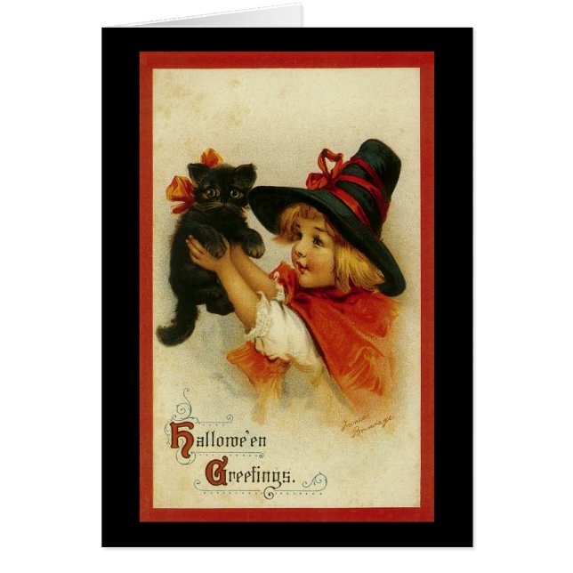 Halloween Hälsning Hälsningskort (Framsidan)