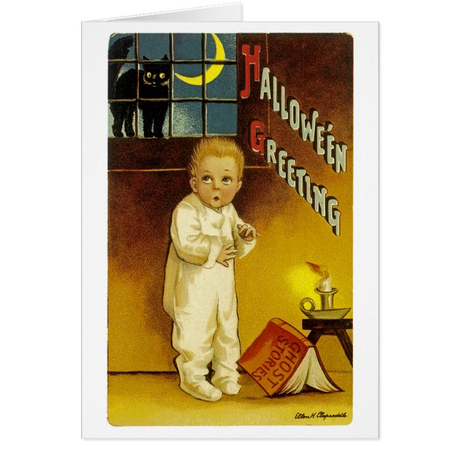 Halloween Hälsning Hälsningskort (Framsidan)