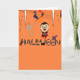Halloween Hälsning/Inbjudan-kort Helgkort