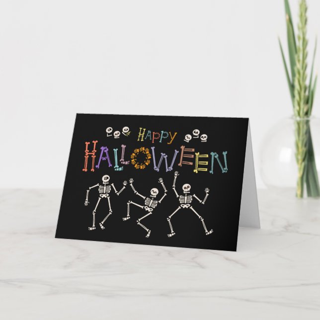 Halloween Hälsning Kort (Framsida)
