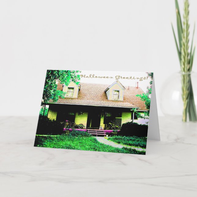 Halloween Hälsning Kort (Framsida)