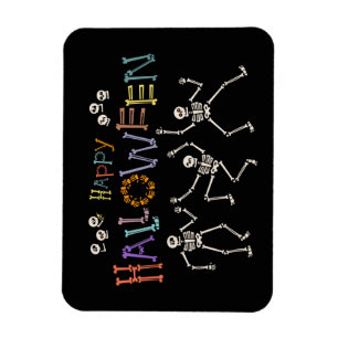 Halloween Hälsning Magnet