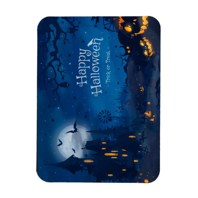 Halloween Hälsning Magnet (Vertikal)