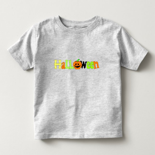 Halloween Hälsning T Shirt (Framsida)