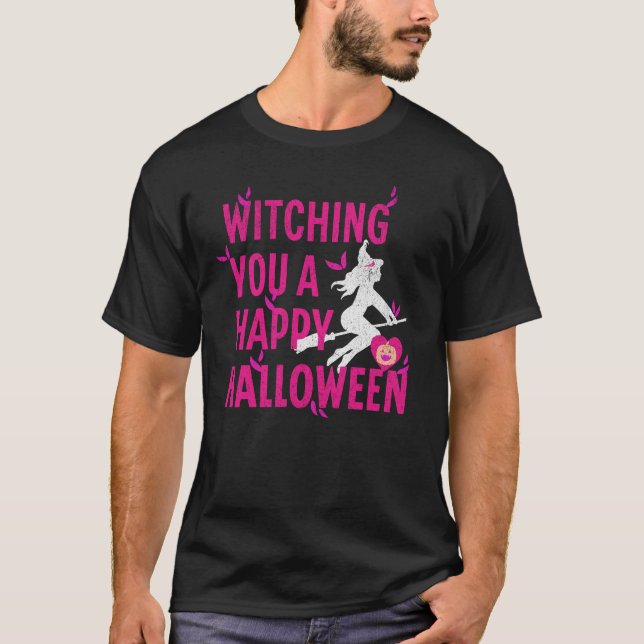 Halloween Hälsning T Shirt (Framsida)